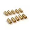 Yeah Racing WPT-0147 6.5mm Gold Male (5) / Female (5) Bullet Plugs view 1
