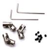 Jutagoss Universal Joint Shaft Coupling Rotatable Universal Steering Shaft U Joint Coupler for RC Robot Boat Car 4mm to 4mm 3Pcs view 1