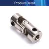 Jutagoss Universal Joint Shaft Coupling Rotatable Universal Steering Shaft U Joint Coupler for RC Robot Boat Car 4mm to 4mm 3Pcs view 4