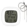 Digital Barbecue Thermometer, Touch Screen BBQ Instant Read Cooking Temperature Meter with Timing Function, for BBQ Grill Cooking view 1
