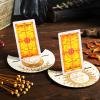 Blulu Wooden Tarot Card Stand Holder, 4 Pcs Moon Phase Altar Stand, Moon Shape Rectangle Card Display for Lenormand Oracle, Witch Divination Tools(Elegant Style) view 4
