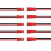 Circuit Wiring JST 2 Pin Male & Female Cable Connector JST 2P Wire Plug Jack Connectors for LED Lamp Strip RC BEC Battery DIY FPV Drone (Color : 20cm, Package : 2pair) view 3