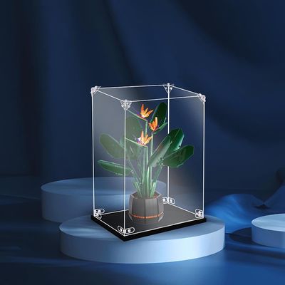Acrylic Display case with Screw for Bird of Paradise 10289 (Model Set is not Included) (No Background)
