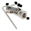 Jutagoss Universal Joint Shaft Coupling Rotatable Universal Steering Shaft U Joint Coupler for RC Robot Boat Car 3mm to 4mm 1Pcs view 2