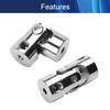 Jutagoss 5Pcs 2mm to 2mm Universal Joint Shaft Coupling Coupling Steering Connector Rotatable Universal Shaft U Joint Coupler for RC Robot Boat Car view 3