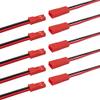 Circuit Wiring JST 2 Pin Male & Female Cable Connector JST 2P Wire Plug Jack Connectors for LED Lamp Strip RC BEC Battery DIY FPV Drone (Color : 10cm, Package : 1pair) view 2