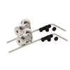 Jutagoss Universal Joint Shaft Coupling Rotatable Universal Steering Shaft U Joint Coupler for RC Robot Boat Car 2mm to 2mm 2Pcs view 2