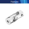 Jutagoss Universal Joint Shaft Coupling Rotatable Universal Steering Shaft U Joint Coupler for RC Robot Boat Car 2mm to 2.3mm 5Pcs view 3