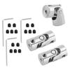 Jutagoss Universal Joint Shaft Coupling Rotatable Universal Steering Shaft U Joint Coupler for RC Robot Boat Car 2mm to 2mm 3Pcs view 1