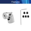 Jutagoss Universal Joint Shaft Coupling Rotatable Universal Steering Shaft U Joint Coupler for RC Robot Boat Car 2mm to 2mm 3Pcs view 3