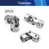 Jutagoss Universal Joint Shaft Coupling Rotatable Universal Steering Shaft U Joint Coupler for RC Robot Boat Car 5mm to 8mm 3Pcs view 3