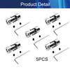 Jutagoss Universal Joint Shaft Coupling Rotatable Universal Steering Shaft U Joint Coupler for RC Robot Boat Car 8mm to 10mm 5Pcs view 4