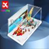 Acrylic Display case Compatible with Catamaran Sea Battle 71748 (Model Set is not Included) (with Theme Background) view 3