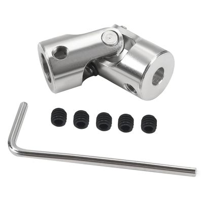 Jutagoss Universal Joint Shaft Coupling Rotatable Universal Steering Shaft U Joint Coupler for RC Robot Boat Car 5mm to 8mm 1Pcs