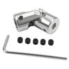 Jutagoss Universal Joint Shaft Coupling Rotatable Universal Steering Shaft U Joint Coupler for RC Robot Boat Car 5mm to 8mm 1Pcs view 1