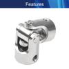 Jutagoss Universal Joint Shaft Coupling Rotatable Universal Steering Shaft U Joint Coupler for RC Robot Boat Car 5mm to 8mm 1Pcs view 3