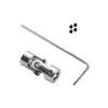 Jutagoss Universal Joint Shaft Coupling Rotatable Universal Steering Shaft U Joint Coupler for RC Robot Boat Car 6mm to 8mm 1Pcs view 1