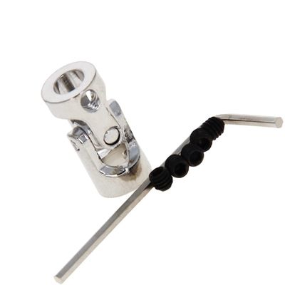 Jutagoss Universal Joint Shaft Coupling Rotatable Universal Steering Shaft U Joint Coupler for RC Robot Boat Car 6mm to 6mm 2Pcs