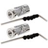 Jutagoss Universal Joint Shaft Coupling Rotatable Universal Steering Shaft U Joint Coupler for RC Robot Boat Car 6mm to 6mm 2Pcs view 2