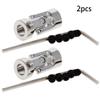 Jutagoss Universal Joint Shaft Coupling Rotatable Universal Steering Shaft U Joint Coupler for RC Robot Boat Car 6mm to 6mm 2Pcs view 3