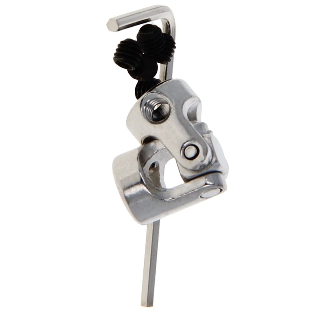 Jutagoss Universal Joint Shaft Coupling Rotatable Universal Steering Shaft U Joint Coupler for RC Robot Boat Car 4mm to 5mm 1Pcs
