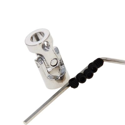 Jutagoss Universal Joint Shaft Coupling Rotatable Universal Steering Shaft U Joint Coupler for RC Robot Boat Car 6mm to 6mm 3Pcs