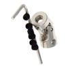Jutagoss Universal Joint Shaft Coupling Rotatable Universal Steering Shaft U Joint Coupler for RC Robot Boat Car 5mm to 5mm 3Pcs view 1