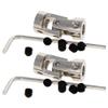 Jutagoss Universal Joint Shaft Coupling Rotatable Universal Steering Shaft U Joint Coupler for RC Robot Boat Car 5mm to 5mm 2Pcs view 2