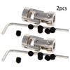 Jutagoss Universal Joint Shaft Coupling Rotatable Universal Steering Shaft U Joint Coupler for RC Robot Boat Car 5mm to 5mm 2Pcs view 3