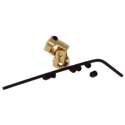 Jutagoss Universal Joint Shaft Coupling Rotatable Universal Steering Shaft U Joint Coupler for RC Robot Boat Car 3mm to 3mm 2Pcs