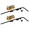 Jutagoss Universal Joint Shaft Coupling Rotatable Universal Steering Shaft U Joint Coupler for RC Robot Boat Car 3mm to 3mm 2Pcs view 2