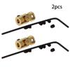 Jutagoss Universal Joint Shaft Coupling Rotatable Universal Steering Shaft U Joint Coupler for RC Robot Boat Car 3mm to 3mm 2Pcs view 3