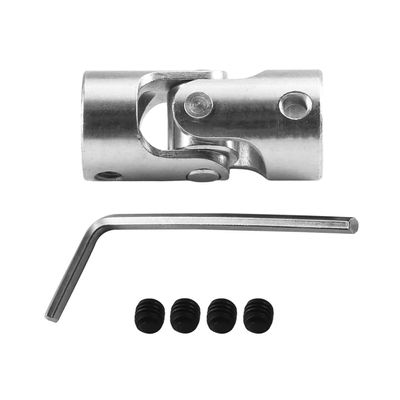 Jutagoss Universal Joint Shaft Coupling Rotatable Universal Steering Shaft U Joint Coupler for RC Robot Boat Car 8mm to 10mm 1Pcs