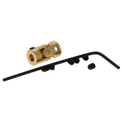 Jutagoss Universal Joint Shaft Coupling Rotatable Universal Steering Shaft U Joint Coupler for RC Robot Boat Car 3mm to 3mm 1Pcs