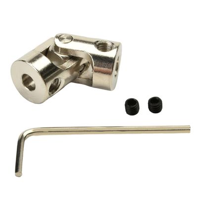 Jutagoss Universal Joint Shaft Coupling Rotatable Universal Steering Shaft U Joint Coupler for RC Robot Boat Car 4mm to 5mm 3Pcs