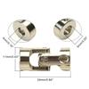 Jutagoss Universal Joint Shaft Coupling Rotatable Universal Steering Shaft U Joint Coupler for RC Robot Boat Car 4mm to 5mm 3Pcs view 2