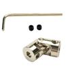 Jutagoss Universal Joint Shaft Coupling Rotatable Universal Steering Shaft U Joint Coupler for RC Robot Boat Car 4mm to 5mm 3Pcs view 4