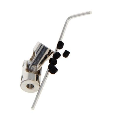Jutagoss Universal Joint Shaft Coupling Rotatable Universal Steering Shaft U Joint Coupler for RC Robot Boat Car 3.17mm to 4mm 1Pcs