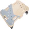 Small Foot 12244 Adventure Wooden Wheeled Board for Children from 3 Years and Above with Handles and Pulleys view 3