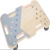 Small Foot 12244 Adventure Wooden Wheeled Board for Children from 3 Years and Above with Handles and Pulleys view 4