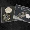 ZQION Made in China Magic Tricks Silver Brass Coin Appear Vanish Transform Mgaic Gimmicks Close Up Stage Illusions Props Mentalism view 1