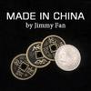 ZQION Made in China Magic Tricks Silver Brass Coin Appear Vanish Transform Mgaic Gimmicks Close Up Stage Illusions Props Mentalism view 2