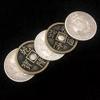 ZQION Made in China Magic Tricks Silver Brass Coin Appear Vanish Transform Mgaic Gimmicks Close Up Stage Illusions Props Mentalism view 3