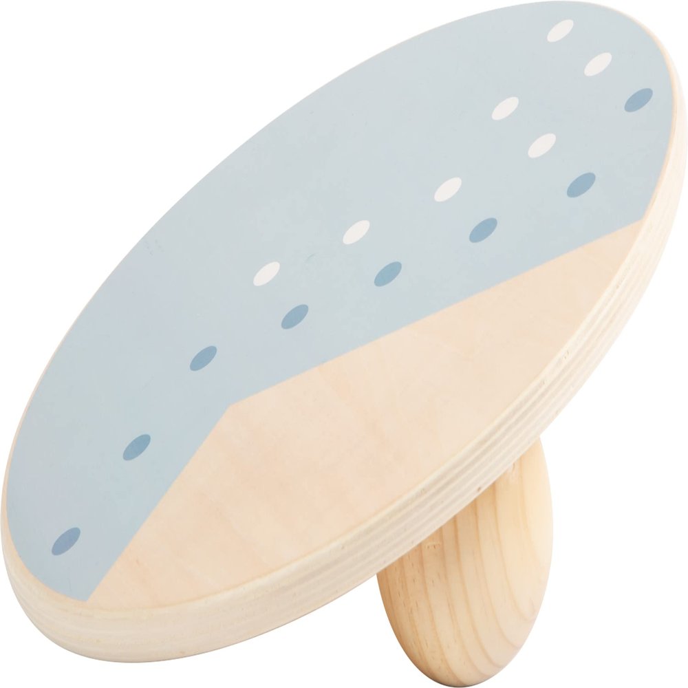 Small foot Adventure 12243 Balance Board Made of Sturdy Wood with Two Screw-In Wooden Balls, from 5 Years