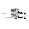 Jutagoss Universal Joint Shaft Coupling Rotatable Universal Steering Shaft U Joint Coupler for RC Robot Boat Car 2mm to 2.3mm 2Pcs view 1