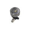 DAPENGNIAO Mini 10MPA RC Hydraulic Oil Pressure Gauge M8 to M5 Mounting Seat for RC Excavator Bulldozer Loader Parts Accessories (Color : Gauge and Seat) view 2