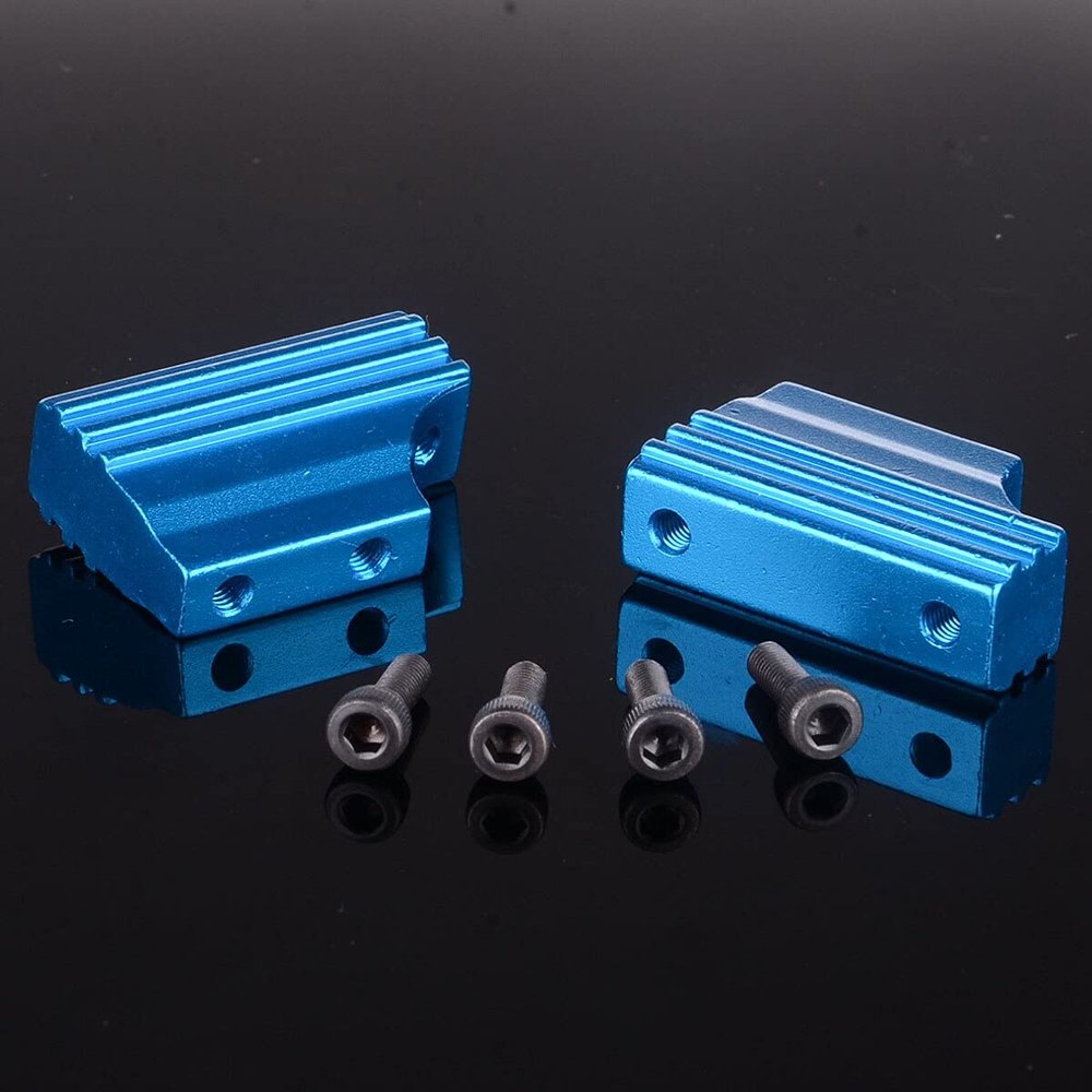 Replacement Part For Aluminum Engine Mount 02128/02049 Upgrade 102005 122005 For 1/10 RC Car - (Color: Blue)