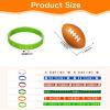 Sumind 24 Pcs Football Party Favors Include Mini Football Stress Balls and Sports Silicone Charm Bracelets Rugby Silicone Wristbands for Sports Themed Birthday Party Reward view 2