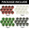 48 Pieces MTG Counters Dice Set Life Counter Magic Tokens +1/+1 D6 DIce for MTG TCG Cards Gaming Accessories, 4 Styles view 2