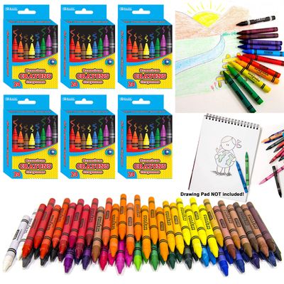 144 Crayons Premium Colors Coloring Non Toxic School Kids Art Craft